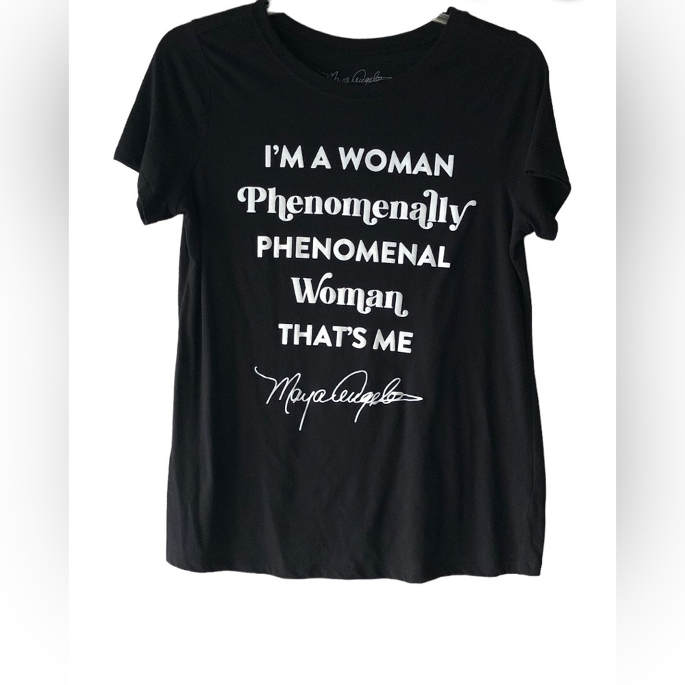 TORRID Slim Fit Crew Tee – Maya Angelou Black